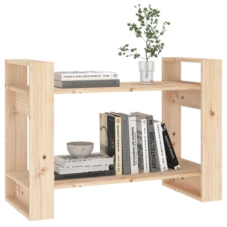 Boekenkast/kamerscherm 80x35x56,5 cm massief grenenhout MeubelReus