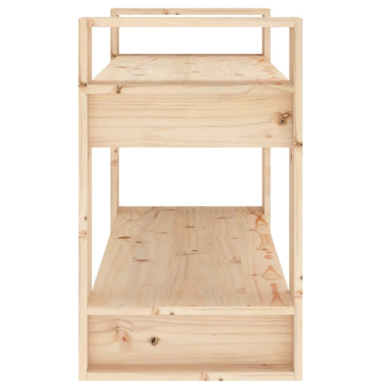 Boekenkast/kamerscherm 80x35x56,5 cm massief grenenhout MeubelReus