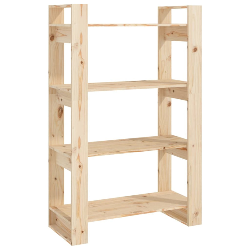 Boekenkast/kamerscherm 80x35x125 cm massief grenenhout MeubelReus