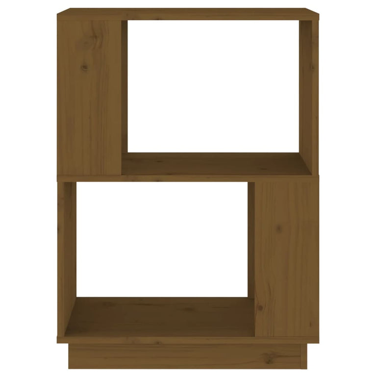 Boekenkast/kamerscherm 51x25x70 cm grenenhout honingbruin MeubelReus