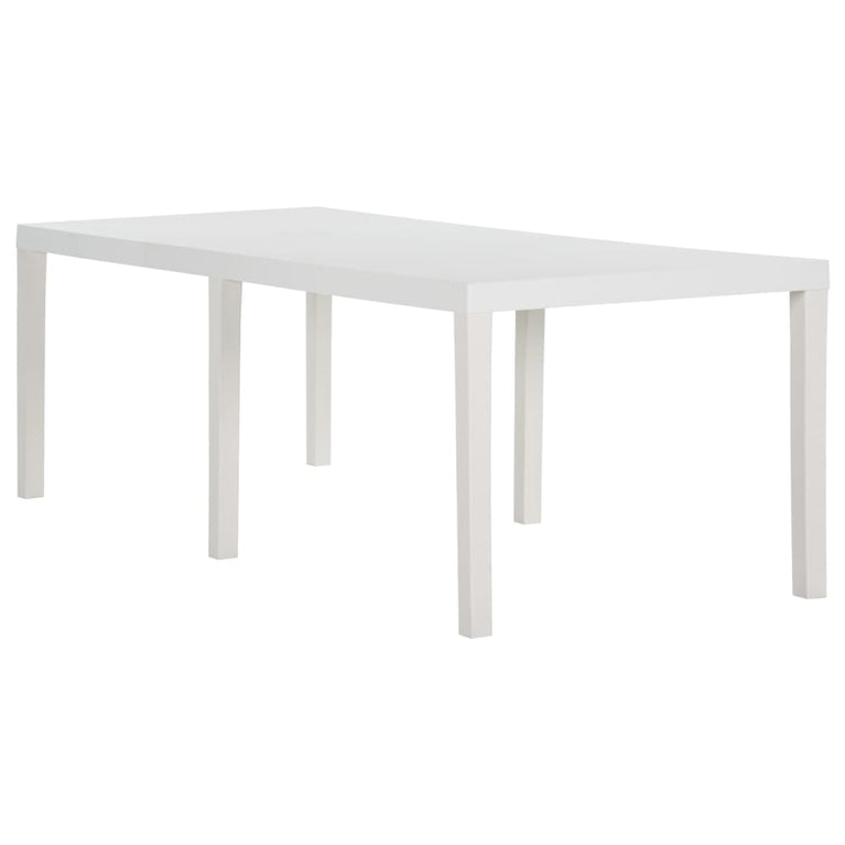 Tuintafel 220x90x72 cm polypropeen wit MeubelReus