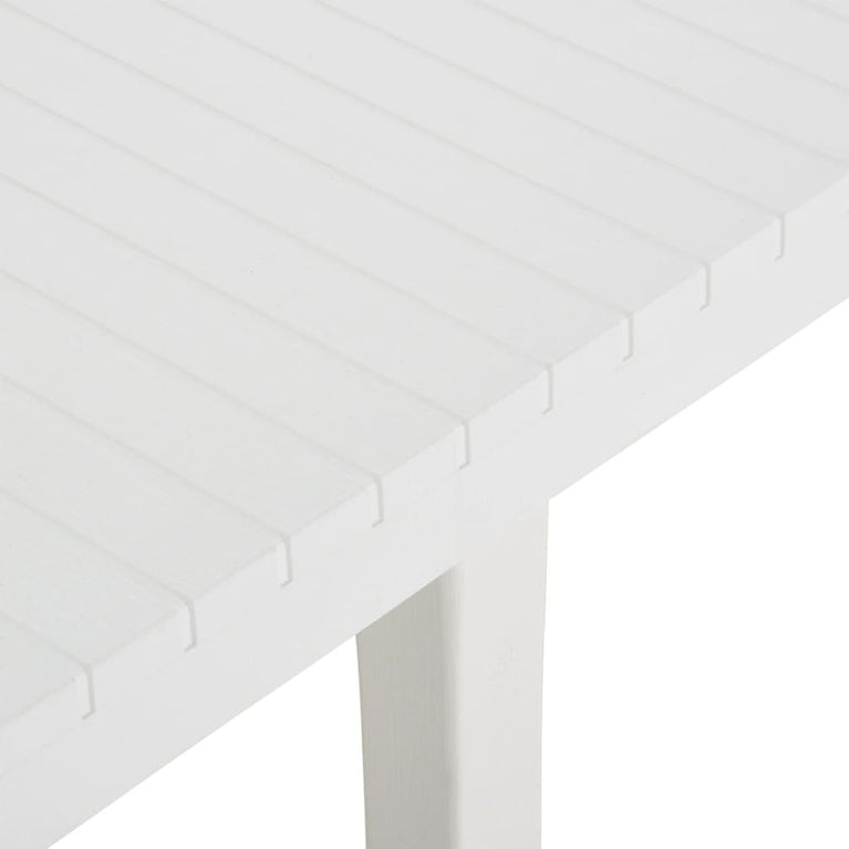Tuintafel 220x90x72 cm polypropeen wit MeubelReus