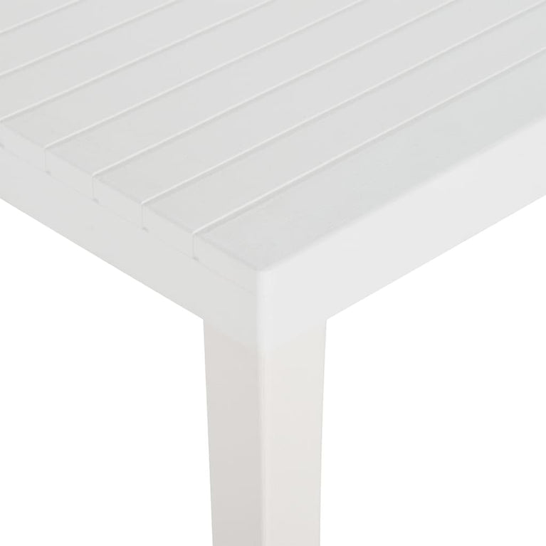 Tuintafel 220x90x72 cm polypropeen wit MeubelReus