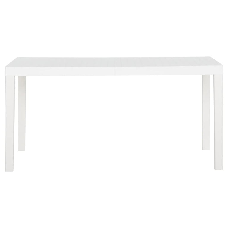 Tuintafel 150x90x72 cm polypropeen wit MeubelReus