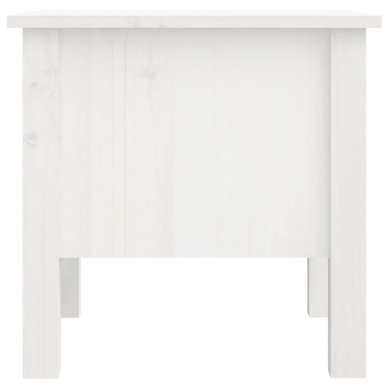 Bijzettafels 2 st 40x40x39 cm massief grenenhout wit MeubelReus