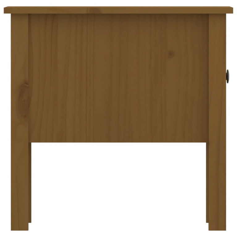 Bijzettafel 50x50x49 cm massief grenenhout honingbruin MeubelReus