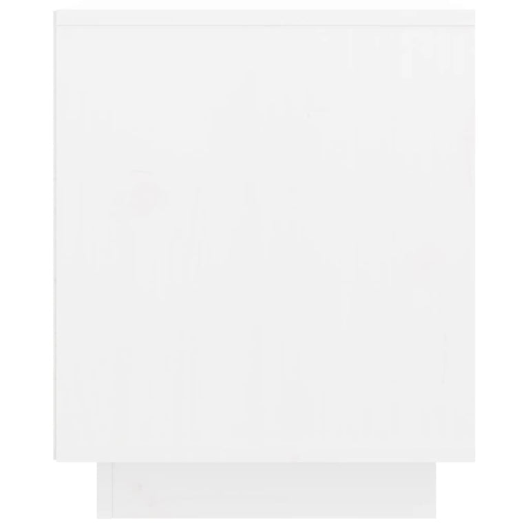 Tv-meubel 74x35x44 cm massief grenenhout wit MeubelReus