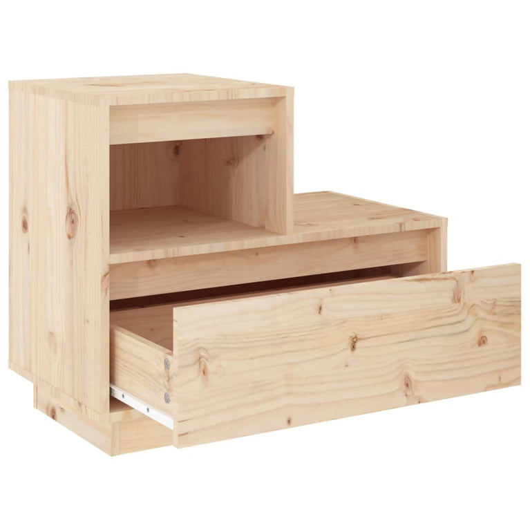 Nachtkastjes 2 st 60x34x51 cm massief grenenhout MeubelReus