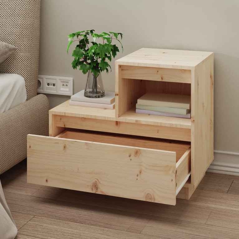 Nachtkastjes 2 st 60x34x51 cm massief grenenhout MeubelReus
