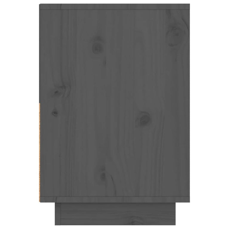 Nachtkastjes 2 st 60x34x51 cm massief grenenhout grijs MeubelReus
