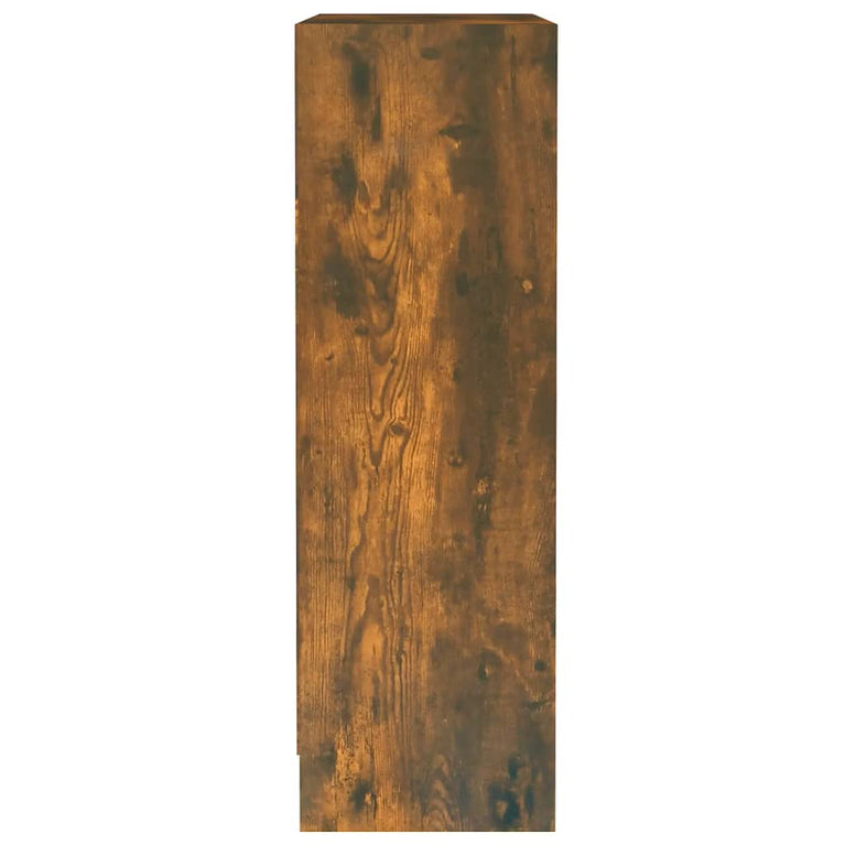 Boekenkast 60x24x74,5 cm bewerkt hout gerookt eikenkleurig MeubelReus