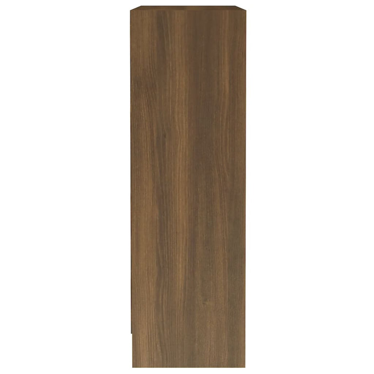 Boekenkast 60x24x74,5 cm bewerkt hout bruin eikenkleur MeubelReus