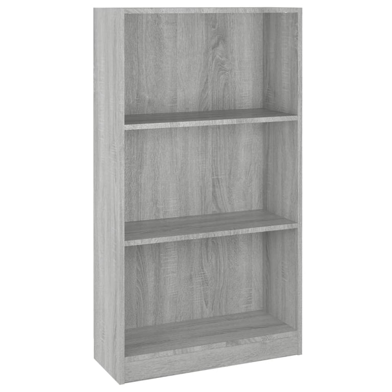Boekenkast 60x24x109 cm bewerkt hout grijs sonoma eikenkleurig MeubelReus