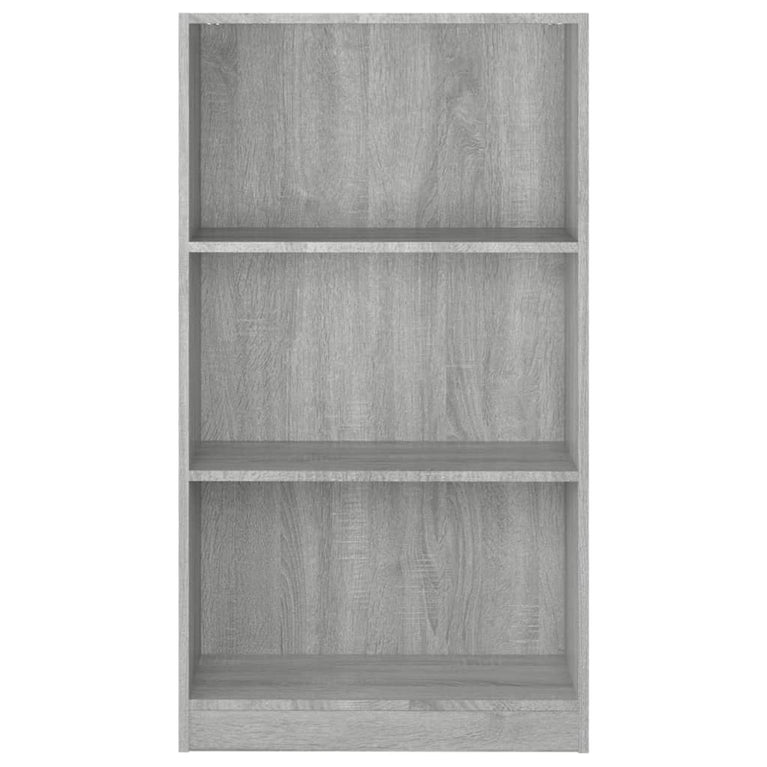 Boekenkast 60x24x109 cm bewerkt hout grijs sonoma eikenkleurig MeubelReus