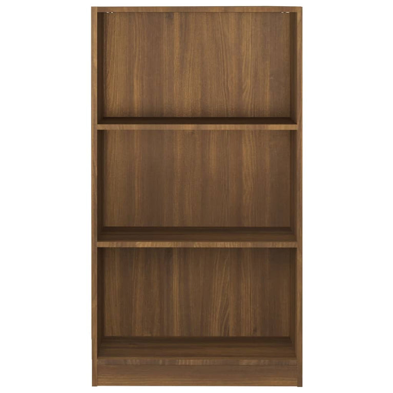 Boekenkast 60x24x109 cm bewerkt hout bruin eikenkleur MeubelReus