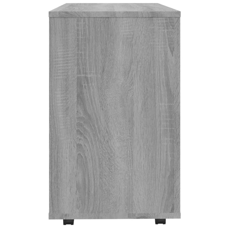 Bijzettafel 70x35x55 cm bewerkt hout grijs sonoma eikenkleurig MeubelReus