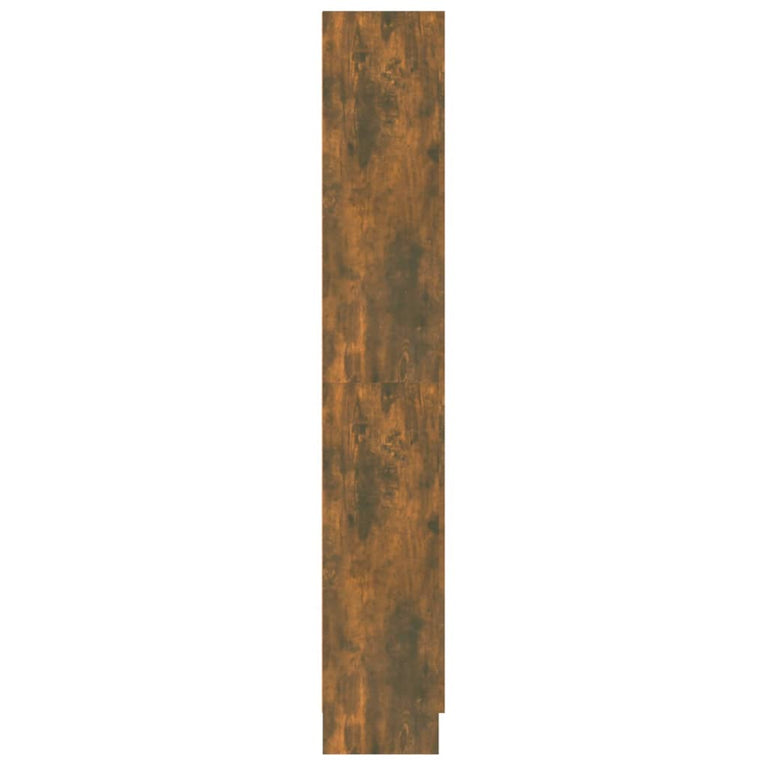 Boekenkast 82,5x30,5x185,5 cm bewerkt hout gerookt eikenkleurig MeubelReus