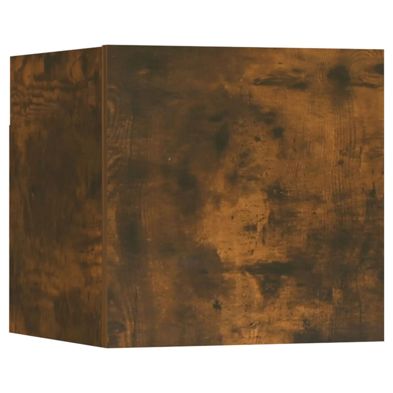 Tv-wandmeubel 30,5x30x30 cm gerookt eikenkleurig MeubelReus