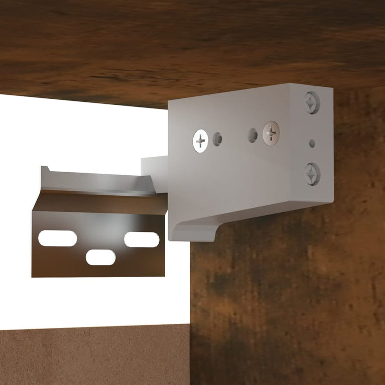 Tv-wandmeubel 30,5x30x30 cm gerookt eikenkleurig MeubelReus