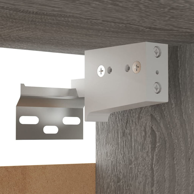 Tv-wandmeubel 30,5x30x30 cm grijs sonoma eikenkleurig MeubelReus