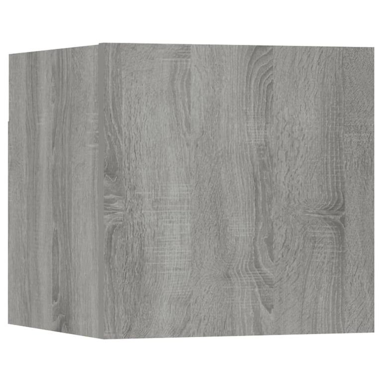 Tv-wandmeubelen 2 st 30,5x30x30 cm grijs sonoma eikenkleurig MeubelReus
