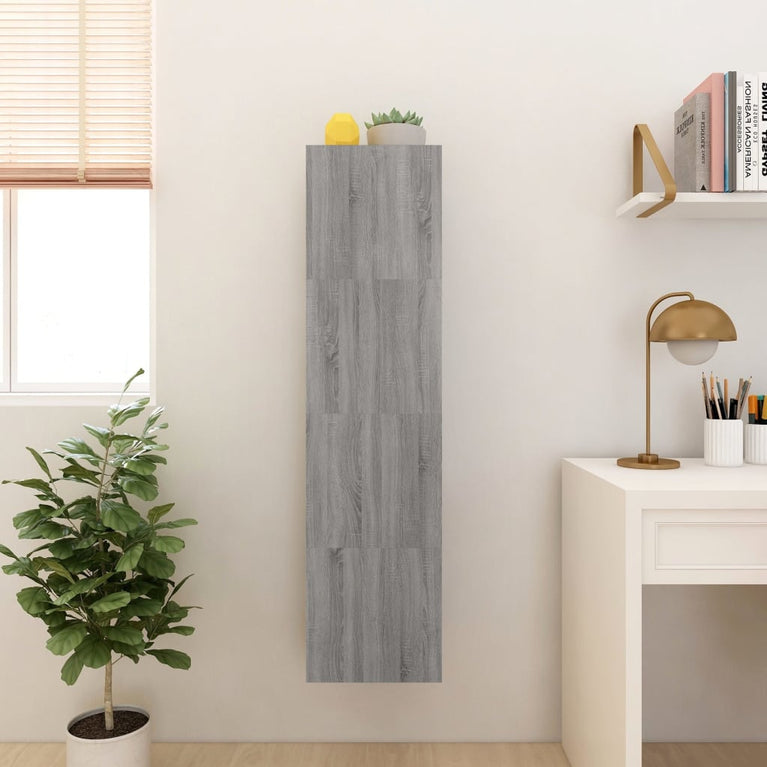 Tv-wandmeubelen 4 st 30,5x30x30 cm grijs sonoma eikenkleurig MeubelReus