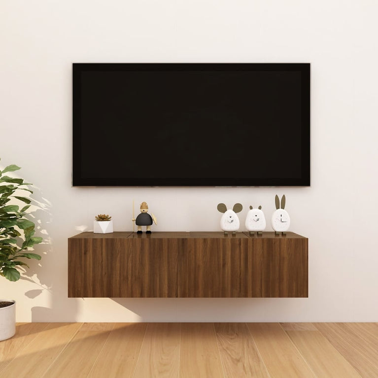 Tv-wandmeubelen 4 st 30,5x30x30 cm bruineikenkleurig MeubelReus
