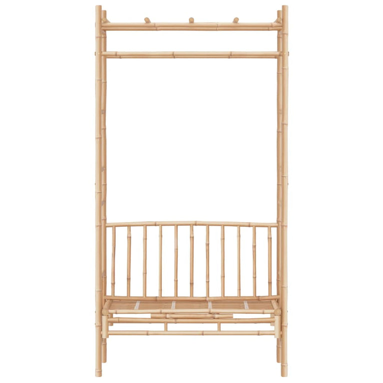 Tuinbank met pergola 116 cm bamboe MeubelReus