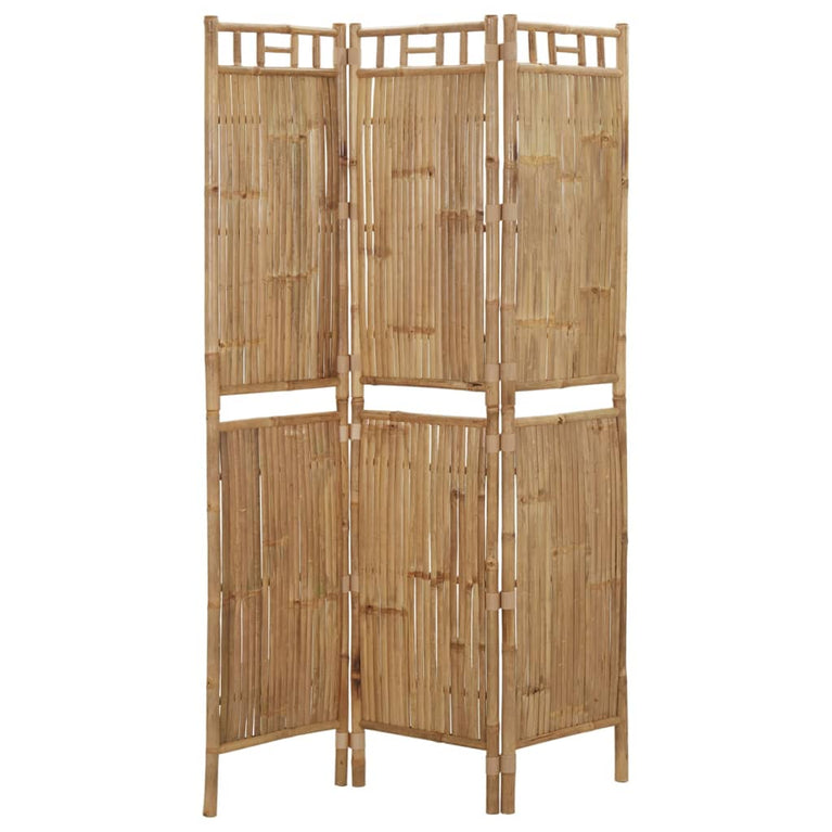 Kamerscherm met 3 panelen 120x180 cm bamboe MeubelReus