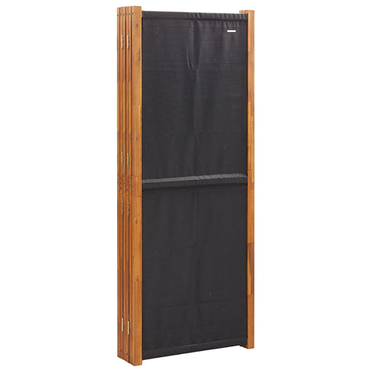 Kamerscherm met 6 panelen 420x180 cm zwart MeubelReus