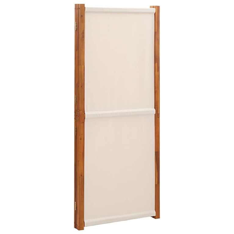 Kamerscherm met 3 panelen 210x180 cm crèmewit MeubelReus
