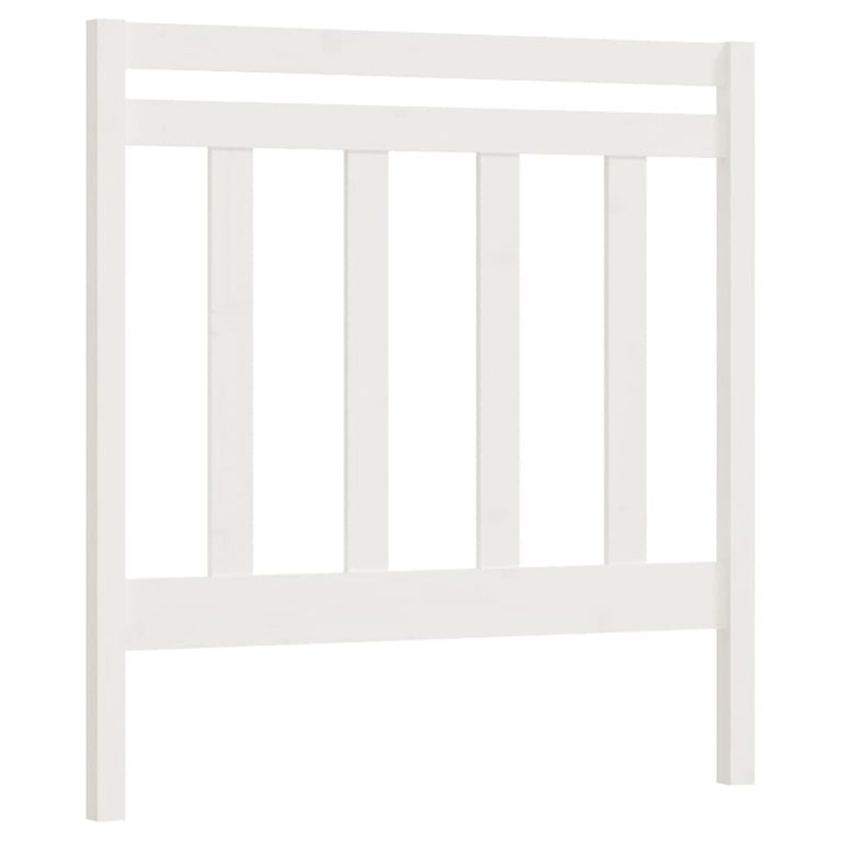 Hoofdbord 106x4x100 cm massief grenenhout wit