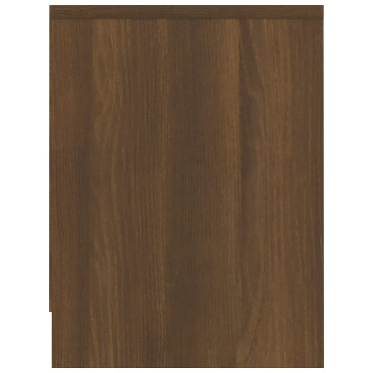 Nachtkastje 40x30x40 cm bewerkt hout bruineikenkleurig MeubelReus