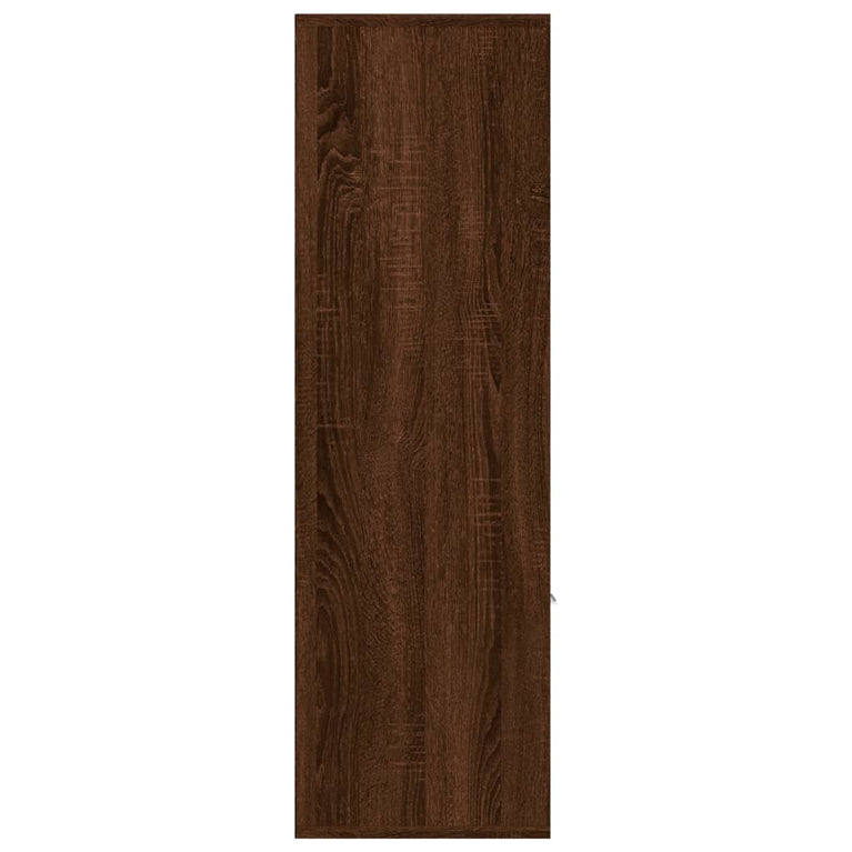 Boekenkast 98x30x98 cm bruineikenkleurig MeubelReus