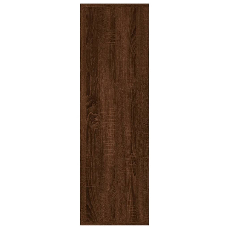 Boekenkast 98x30x98 cm bruineikenkleurig MeubelReus