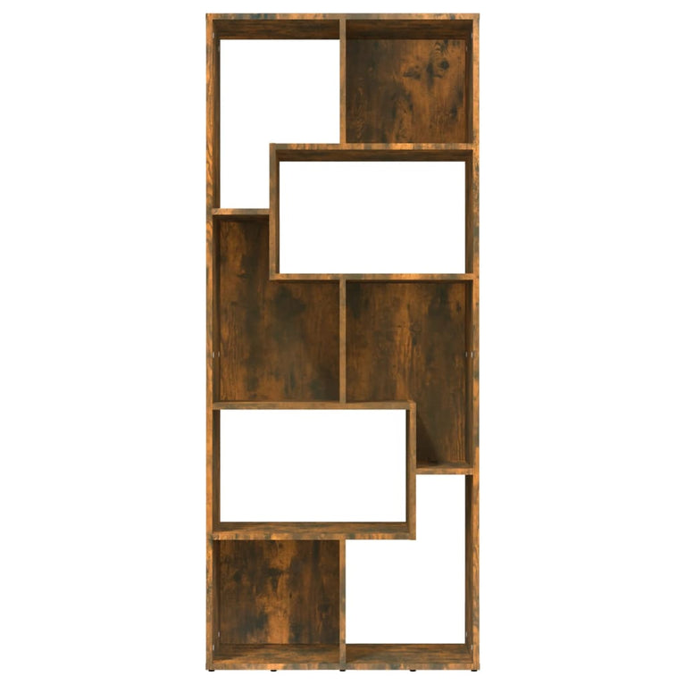 Boekenkast 67x24x161 cm bewerkt hout gerookt eikenkleurig MeubelReus