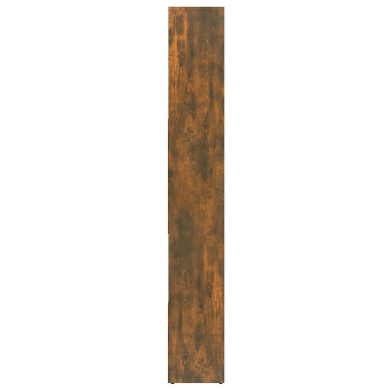 Boekenkast 67x24x161 cm bewerkt hout gerookt eikenkleurig MeubelReus