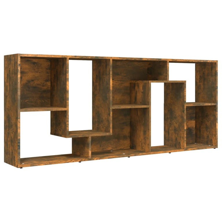 Boekenkast 67x24x161 cm bewerkt hout gerookt eikenkleurig MeubelReus