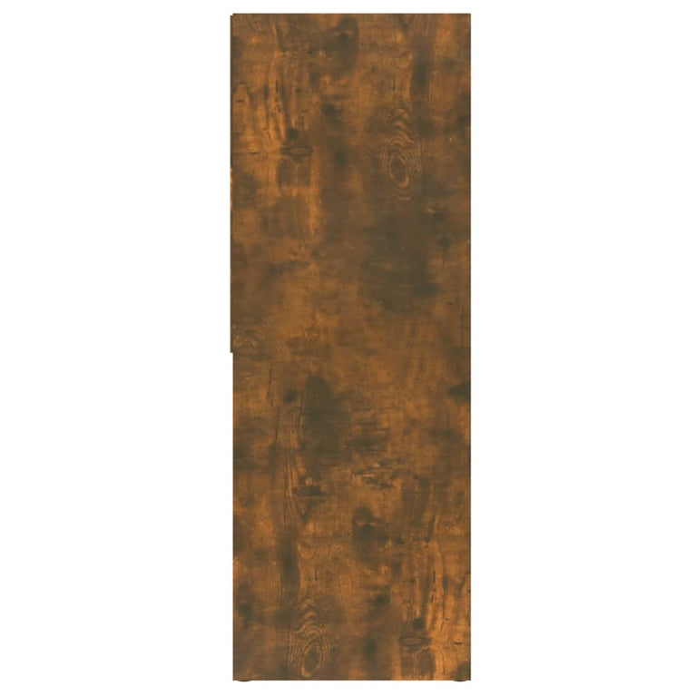 Boekenkast 67x24x161 cm bewerkt hout gerookt eikenkleurig MeubelReus