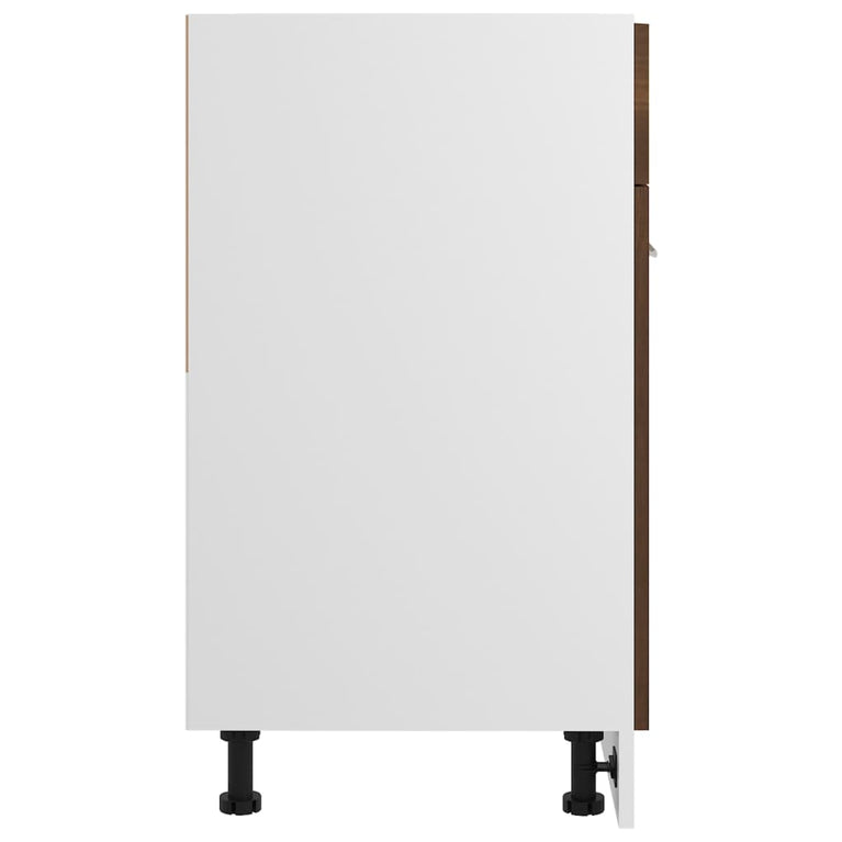 Onderkast met lade 60x46x81,5 cm bewerkt hout bruineikenkleurig MeubelReus