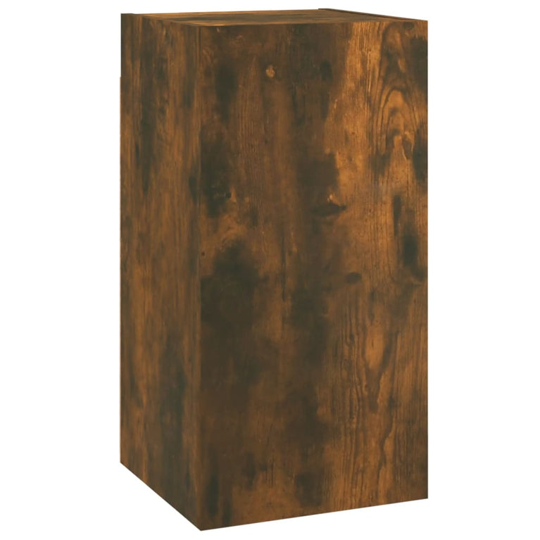 Tv-meubel 30,5x30x60 cm bewerkt hout gerookt eikenkleurig MeubelReus