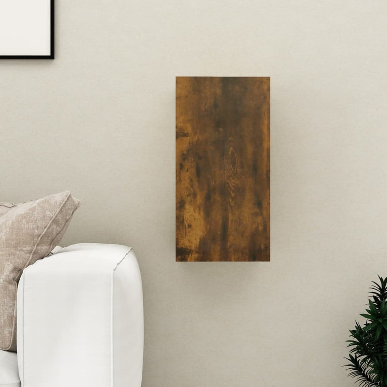 Tv-meubel 30,5x30x60 cm bewerkt hout gerookt eikenkleurig MeubelReus