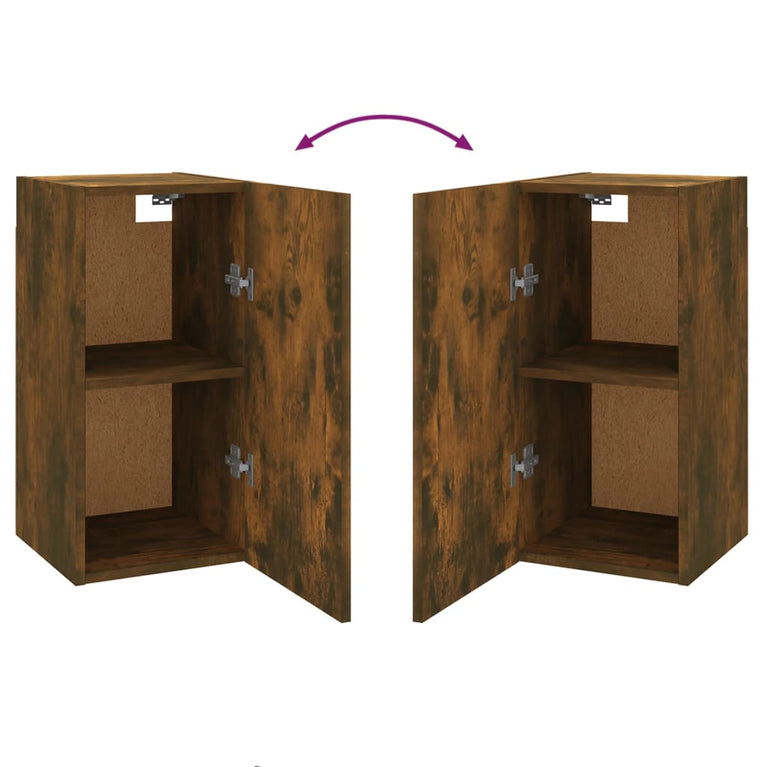 Tv-meubelen 2 st 30,5x30x60 cm bewerkt hout gerookt eikenkleur MeubelReus