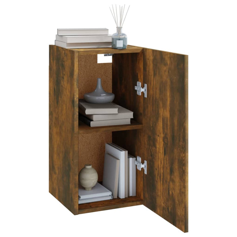 Tv-meubelen 2 st 30,5x30x60 cm bewerkt hout gerookt eikenkleur MeubelReus
