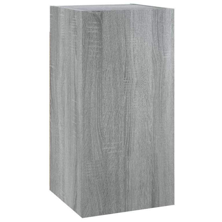 Tv-meubel 30,5x30x60 cm bewerkt hout grijs sonoma eikenkleurig MeubelReus