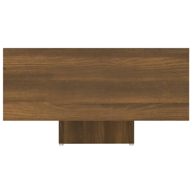Salontafel 85x55x31 cm bewerkt hout bruineikenkleurig