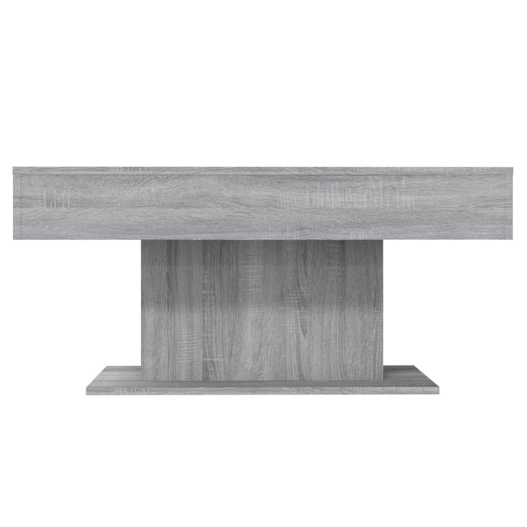 Salontafel 96x50x45 cm bewerkt hout grijs sonoma eikenkleurig