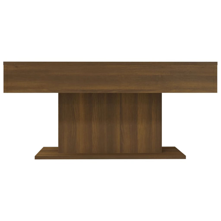 Salontafel 96x50x45 cm bewerkt hout bruineikenkleurig MeubelReus