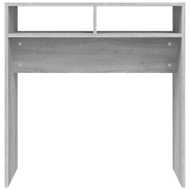 Wandtafel 78x30x80 cm bewerkt hout grijs sonoma eikenkleurig MeubelReus