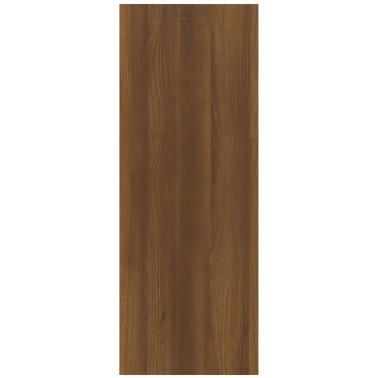 Wandtafel 78x30x80 cm bewerkt hout bruineikenkleurig MeubelReus